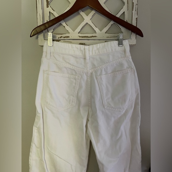 Zara Cargo Pants In White Size 2 - Picture 6 of 10